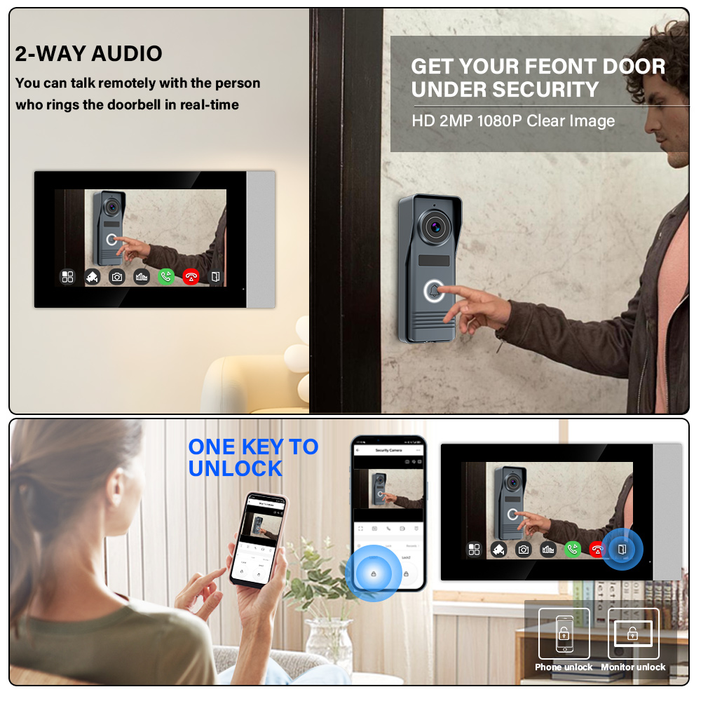 2-Wires Smart Home Tuya Wifi 1 – Smart Doorbell Wired Bewertung und Preis