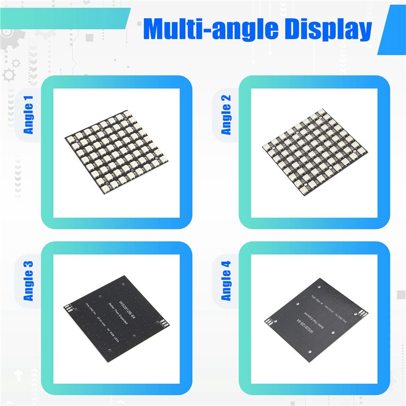 2025 Trend WS2812 LED 5050 RGB – Rgb Led Matrix 8X8 Bewertung und Preis