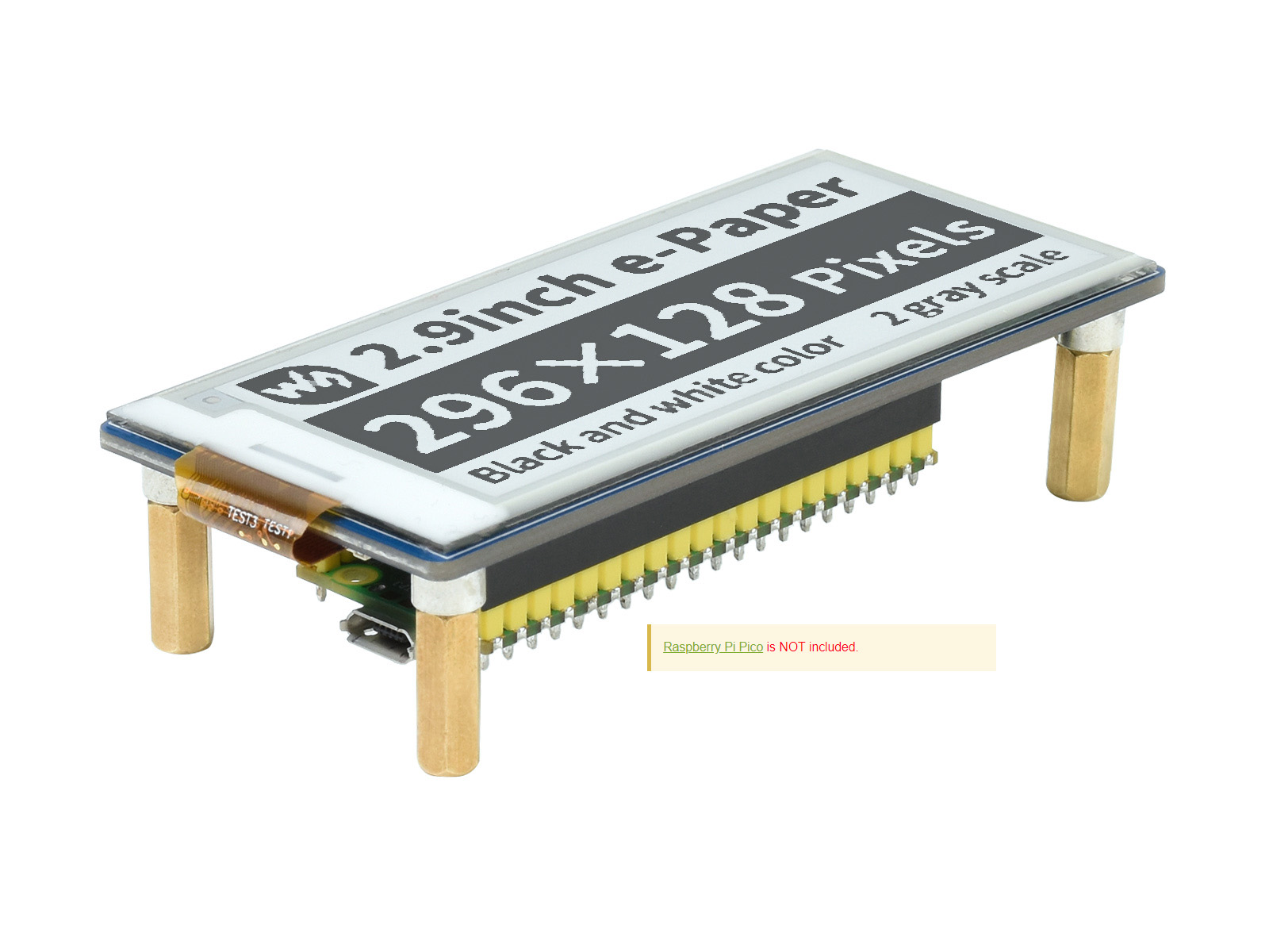 Waveshare Pico-ePaper-2.9,2.9i – Display Epaper 2.9 Bewertung und Preis