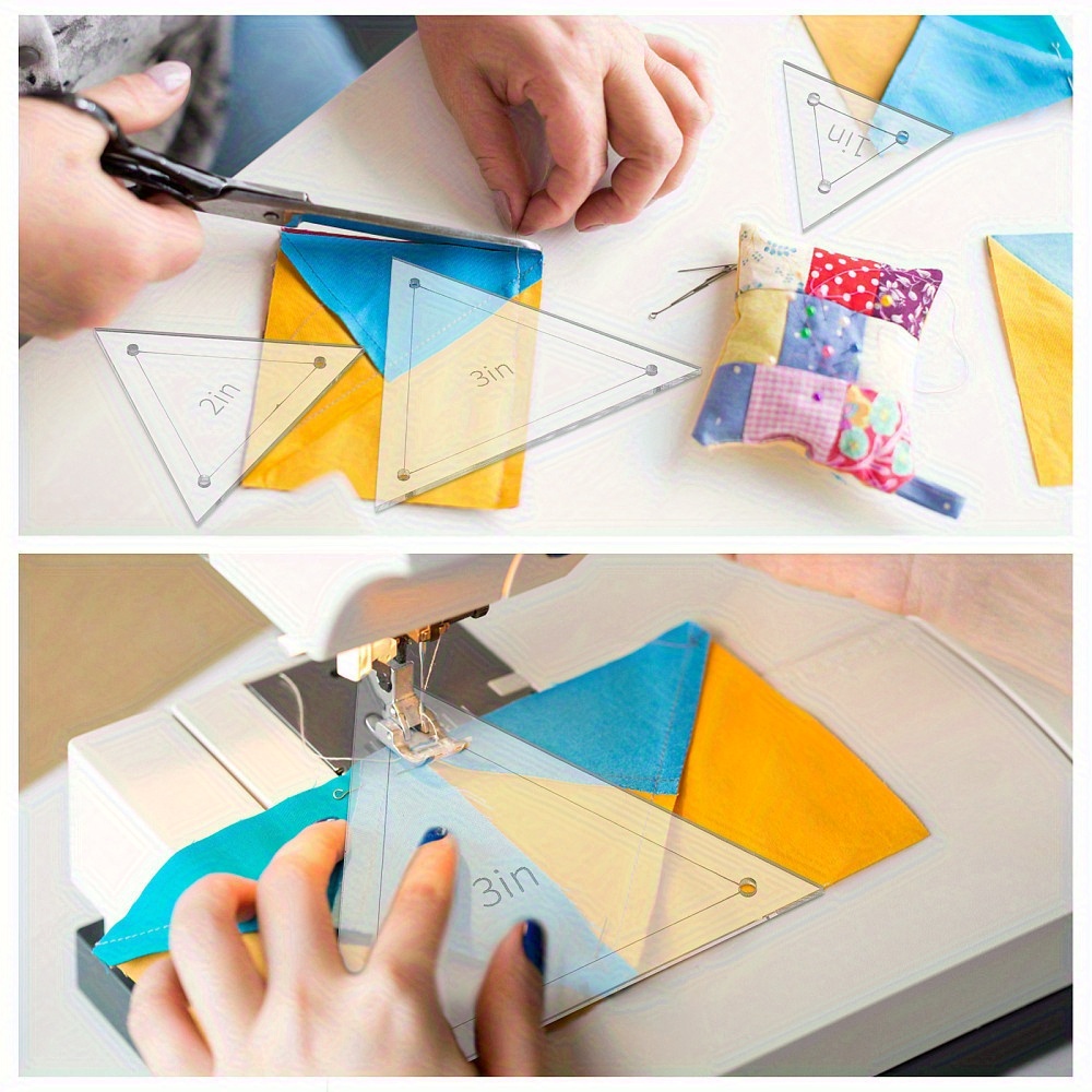 6pcs Acrylic Patchwork Triangl – Diy Automation Bewertung und Preis