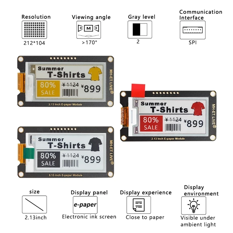 Inch Epaper Module E-paper E-I – Display Epaper 2.9 Bewertung und Preis