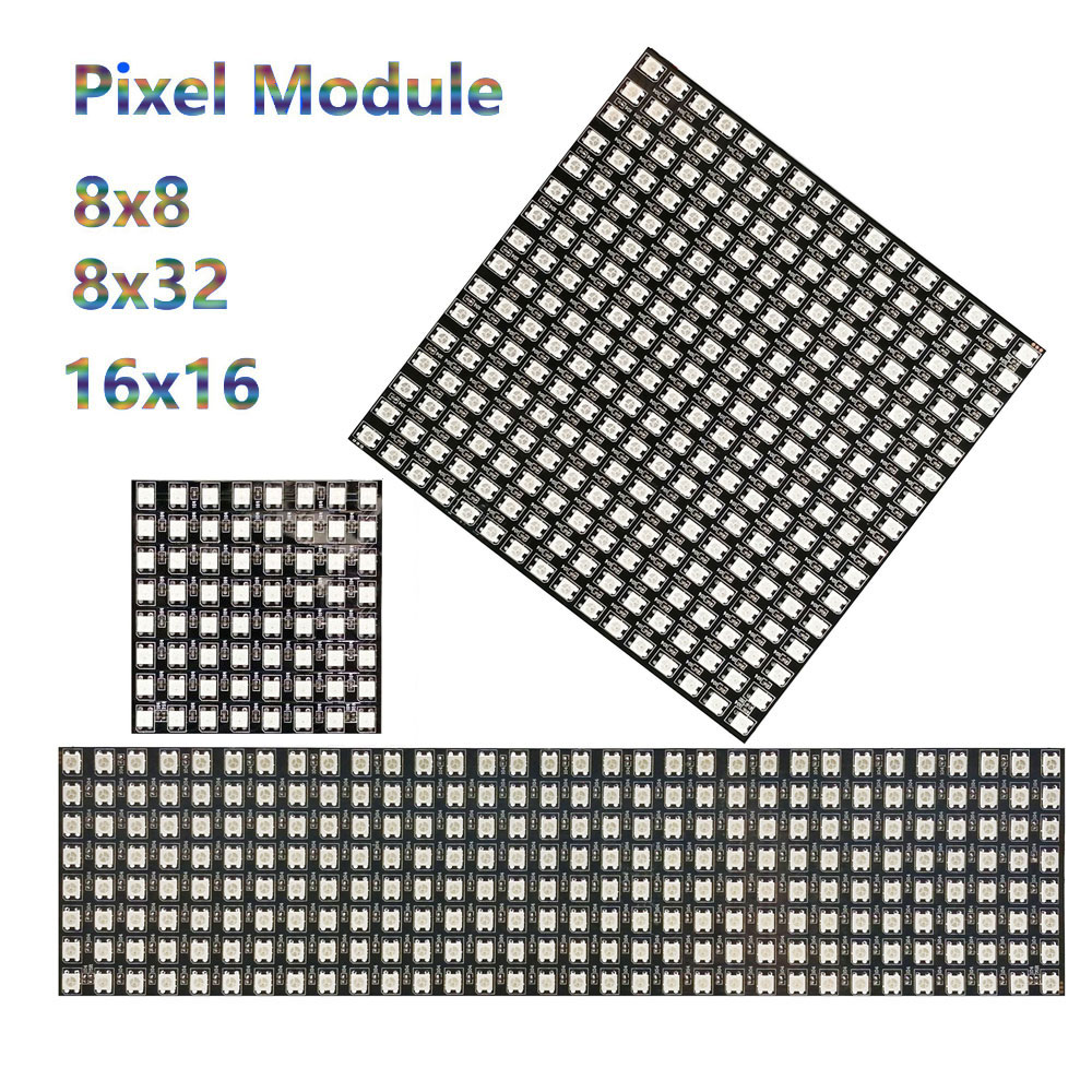 DC5V WS2812B 8*8 16*16 8*32 Fl – Rgb Led Matrix 8X8 Bewertung und Preis
