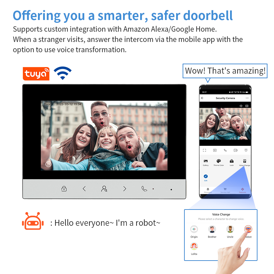 10inch Tuya WIFI Video Interco – Smart Doorbell Wired Bewertung und Preis