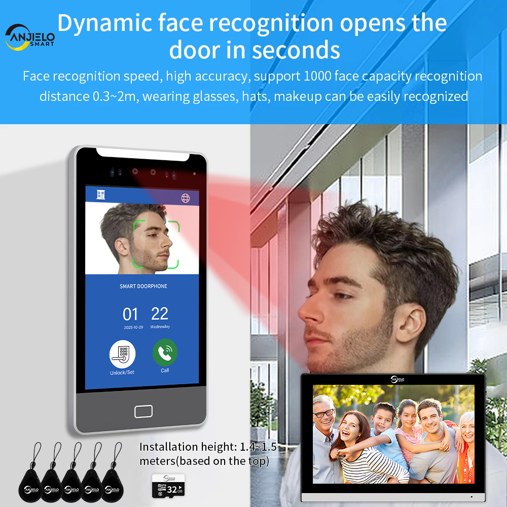 ANJIELO TUYA Smart 5IN1 Unlock – Smart Doorbell Wired Bewertung und Preis