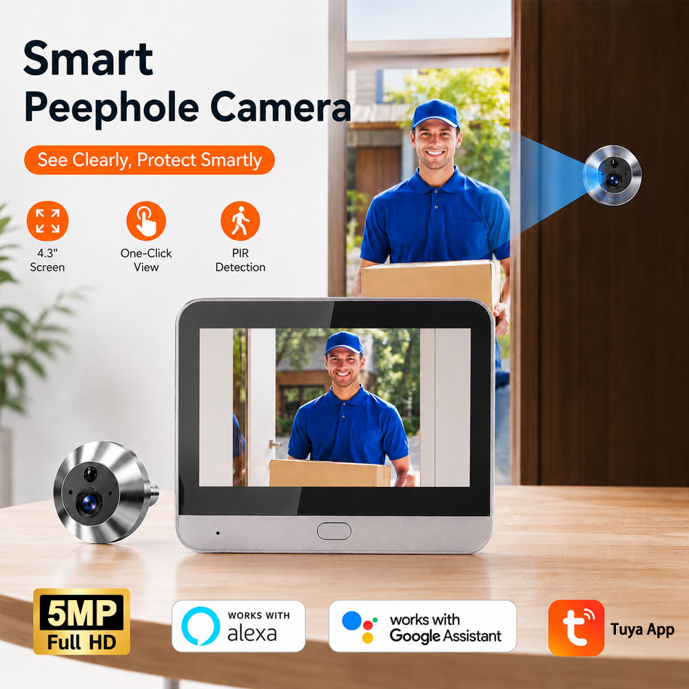 Tuya Smart 5MP 140° Wide View  – Smart Doorbell Wired Bewertung und Preis