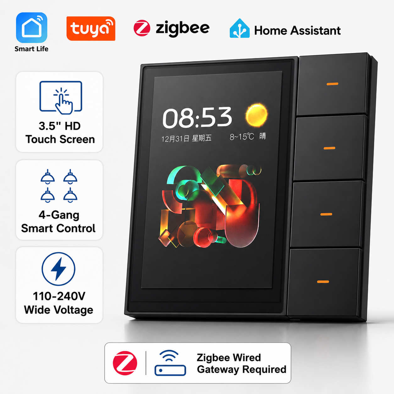 F3-pro Tuya Smart Panel ZigBee – Home Automation Ideas Bewertung und Preis