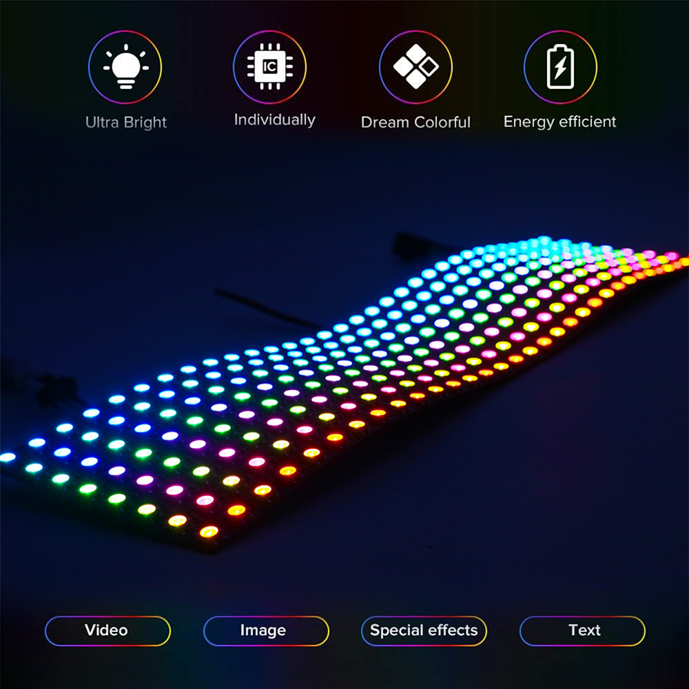 WS2812B SMD5050 RGB Panel LED  – Rgb Led Matrix 8X8 Bewertung und Preis