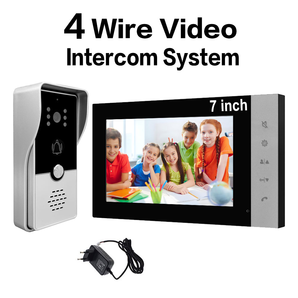 4 Wire 7 Inches Wired Video Do – Smart Doorbell Wired Bewertung und Preis