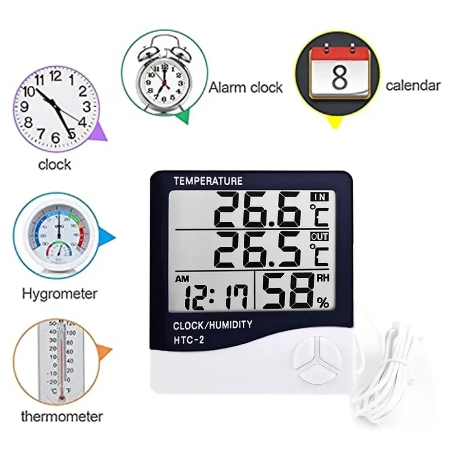 Indoor LCD Digital Thermometer – Home Automation Industry Bewertung und Preis