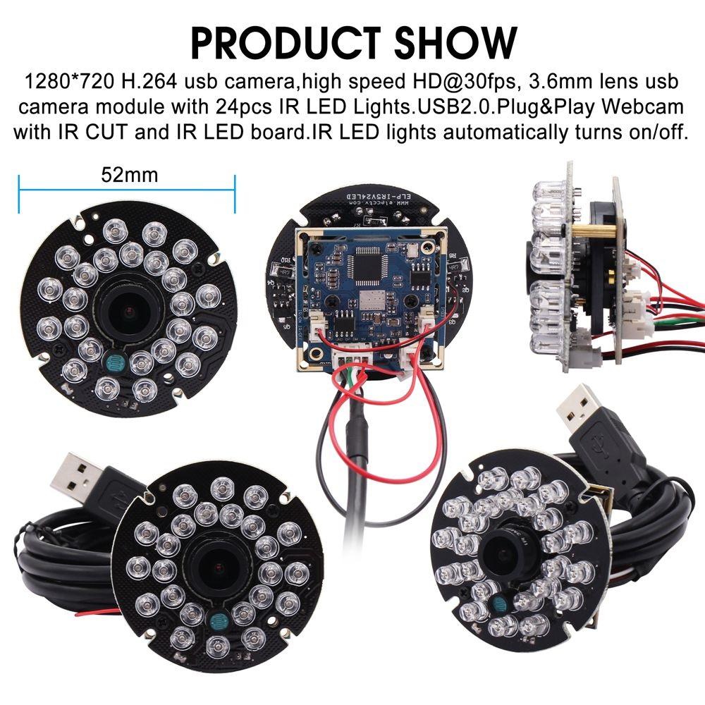 ELP 720P HD IR USB Camera with – Home Automation Raspberry Pi Bewertung und Preis