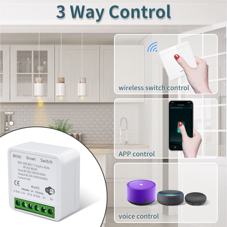 16A Tuya WiFi DIY Smart Switch – Home Automation Industry Bewertung und Preis