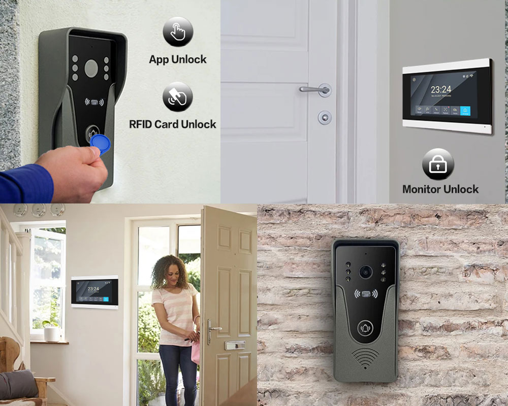 Tuya 1080P 7 Inch Color Touch  – Smart Doorbell Wired Bewertung und Preis