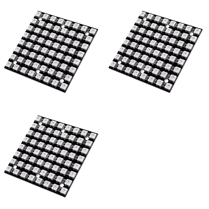 【FLASH DEAL】3X WS2812 LED 5050 – Rgb Led Matrix 8X8 Bewertung und Preis